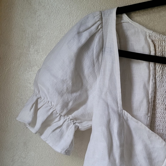 REFORMATION CAPULET LINEN TOP - Picture 5 of 8